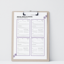 Load image into Gallery viewer, Social Media Planner