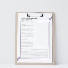 Load image into Gallery viewer, Social Media Planner