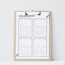 Load image into Gallery viewer, Social Media Planner