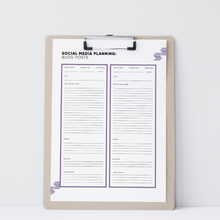 Load image into Gallery viewer, Social Media Planner